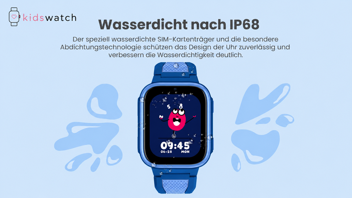 LAGENIO K3 Kinder Smartwatch 4G, WLAN/WiFi, GPS, SOS & 2 Farb-Looks