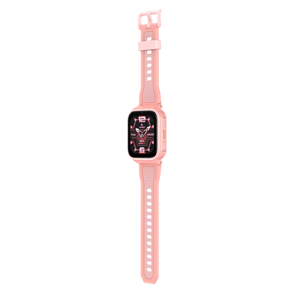LAGENIO K10 Kinder Smartwatch in Rosa - Gesamtansicht mit Armband und Display