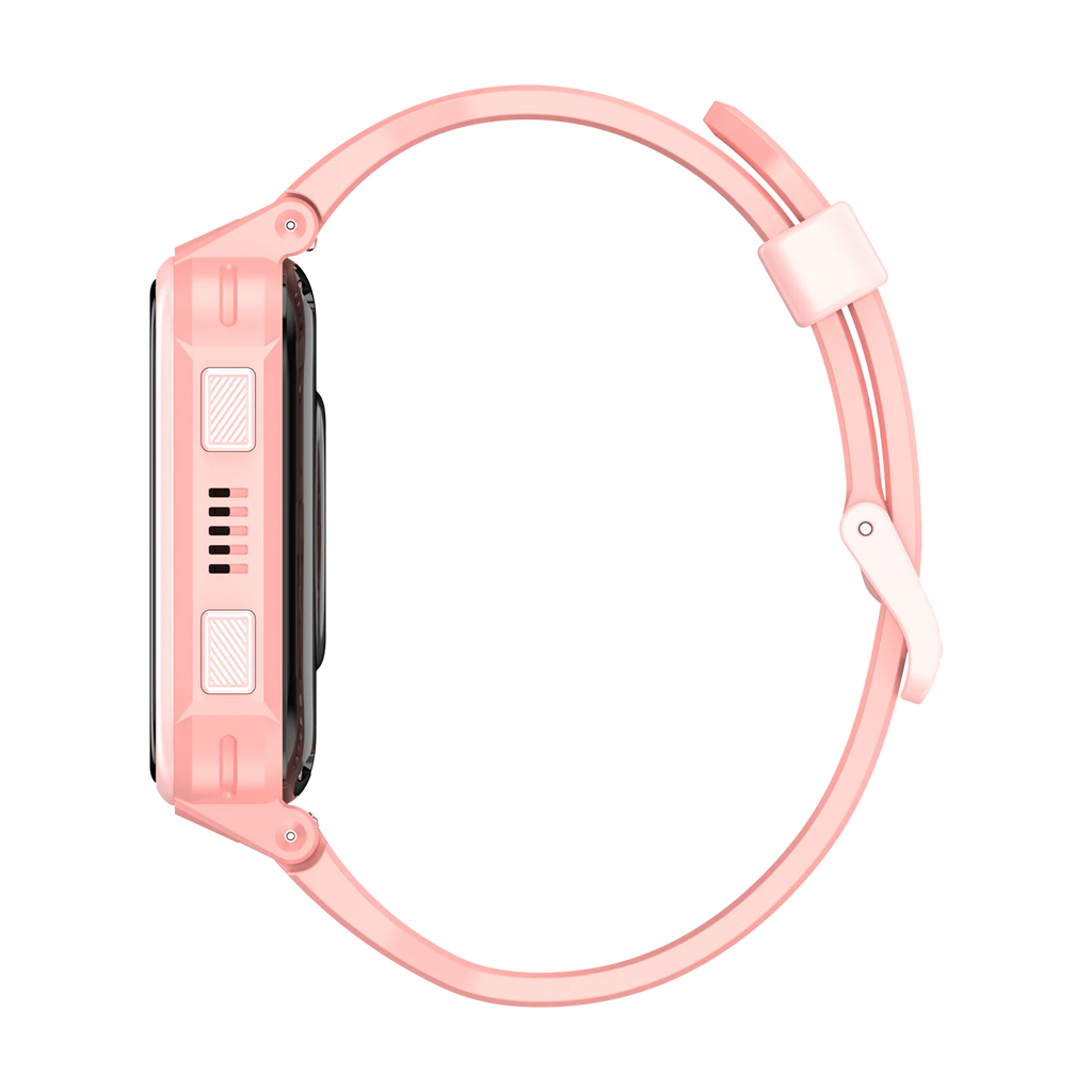 LAGENIO K10 Kinder Smartwatch in Rosa - Seitenansicht mit Gehäuse und Armband