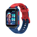 Lagenio K9 Kinder Smartwatch in Blau-Rot - Frontansicht mit AMLED-Display und Armband