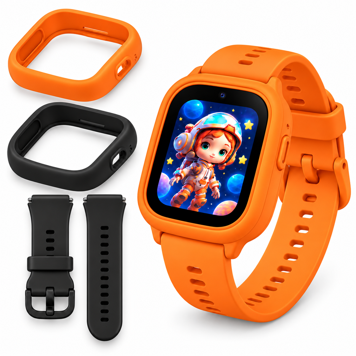 LAGENIO K3 Kinder Smartwatch 4G, WLAN/WiFi, GPS, SOS & 2 Farb-Looks